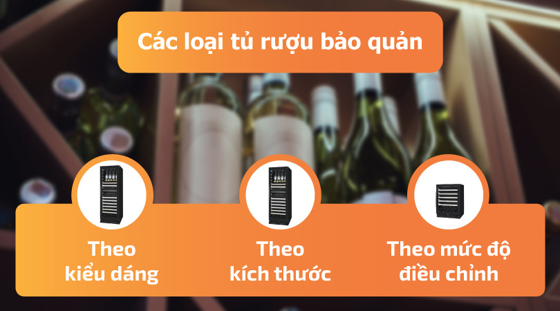 các loại tủ rượu vang